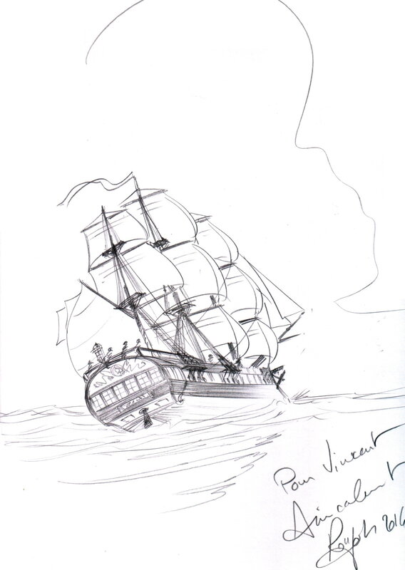 H.m.s. par Johannes Roussel - Dédicace