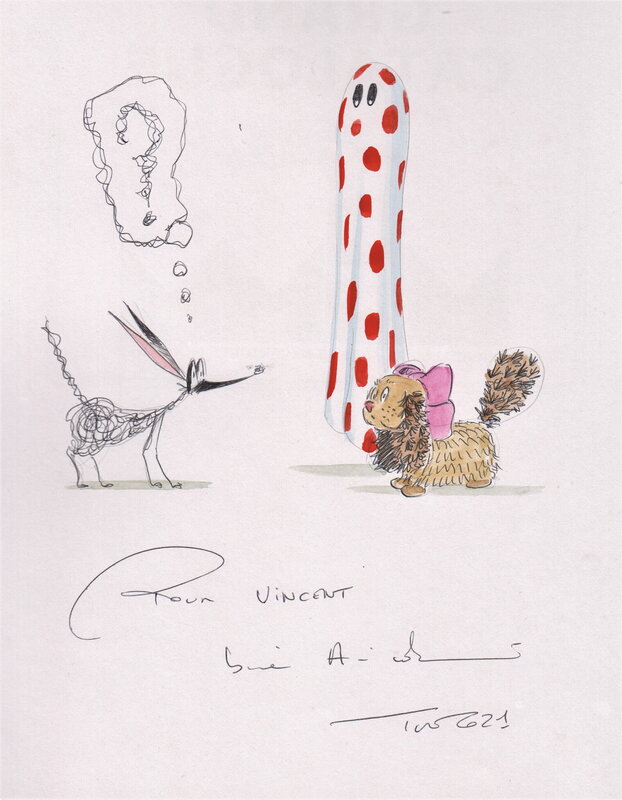 Gribouillis par Turf - Dédicace