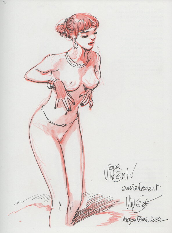 Gorgones par Vince - Dédicace