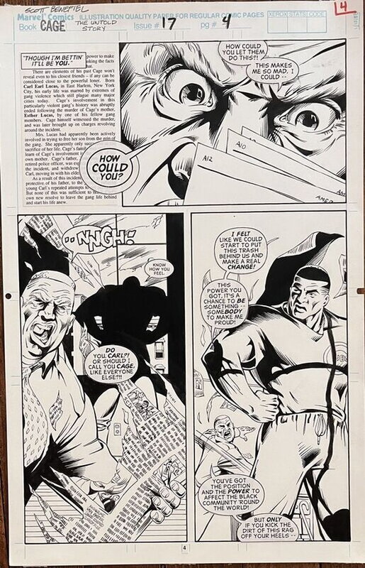 Cage #17, pag.4 by Scott Benefiel, Frank Turner - Comic Strip