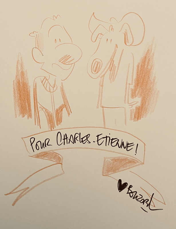 Guillaume et Flopi par Guillaume Bouzard - Dédicace