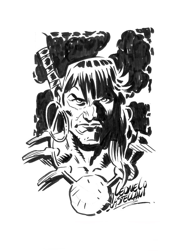 Conan by Leonel castellani - Original art