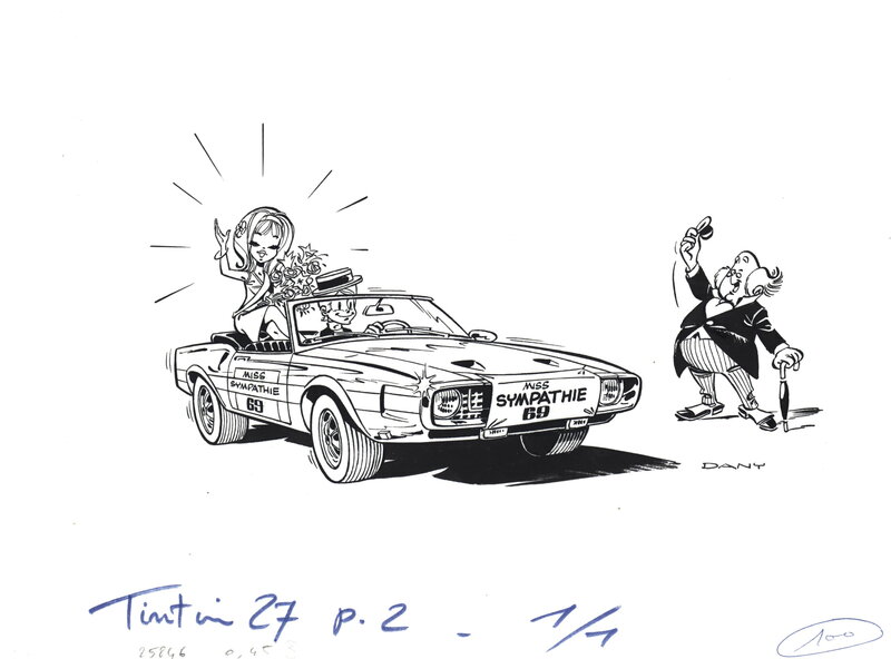 En vente - Dany : Olivier Rameau, Illustration 