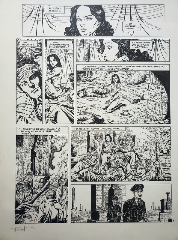 Ersel, LES GARDIENS DE LA LANCE   T??? - Comic Strip