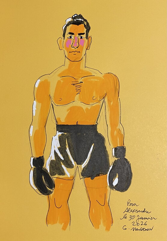 Kid Francis par Grégory Mardon - Dédicace