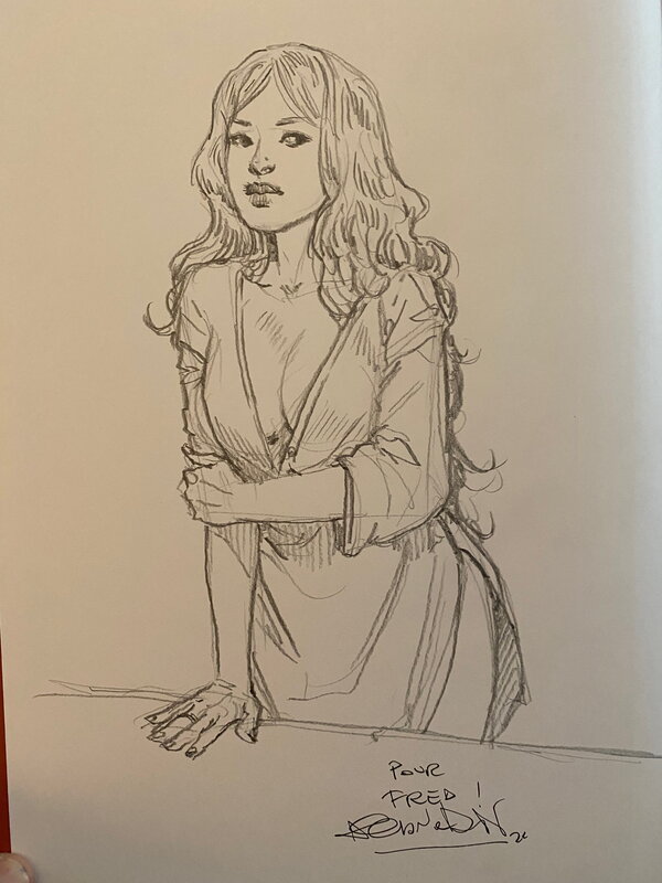 Alessia De Vincenzi, illustration originale, portrait de Frédégonde, 