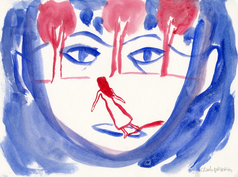 For sale - Charles Berberian, Dessiner en concert - dessin original inédit ref.47 - Original Illustration