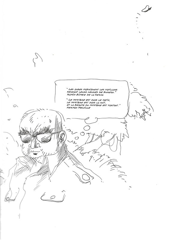 Camille Simon by Frédéric Bézian, Matz - Sketch