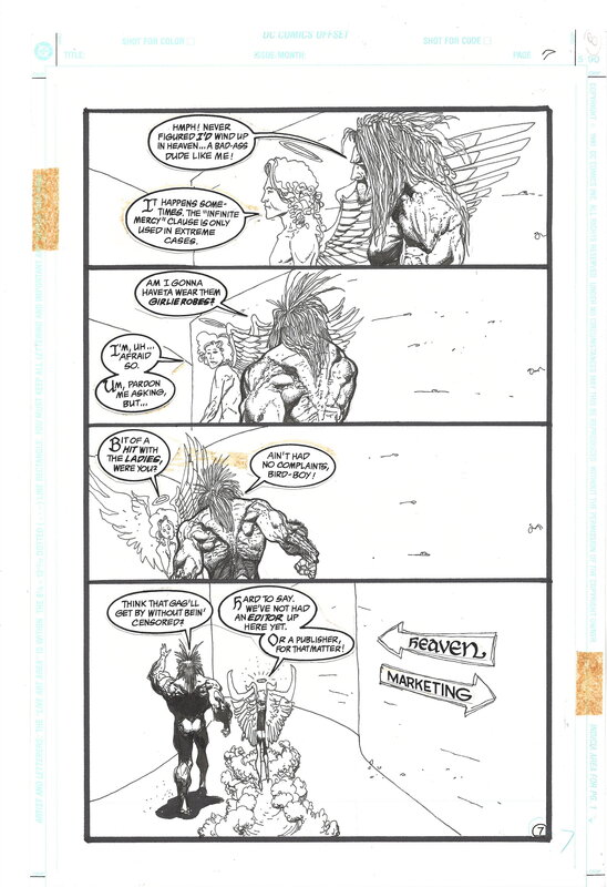 Simon Bisley, Lobo's Back #2 | Heaven is... a 4-Letter Word | Spirit Guide - Comic Strip