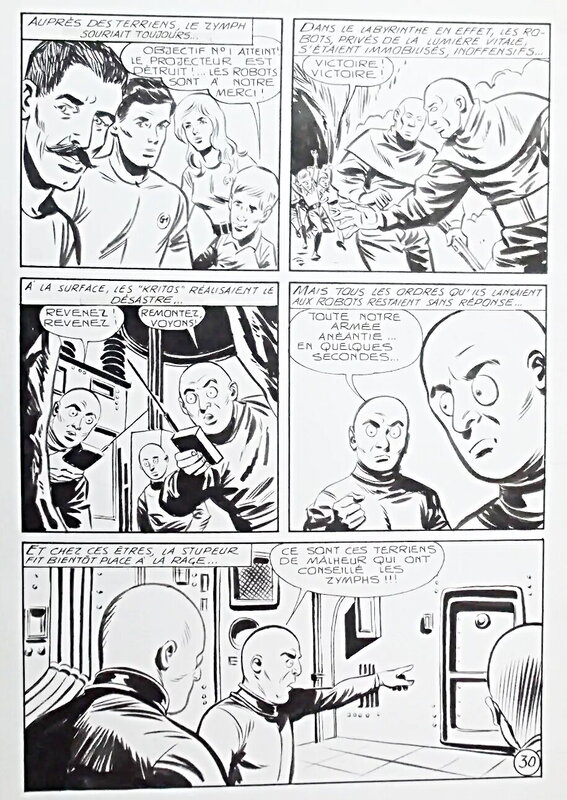 Annibale Casabianca, Galax - Episode non identifié paru dans Marco Polo n°76 ( Mon journal ) - Planche originale