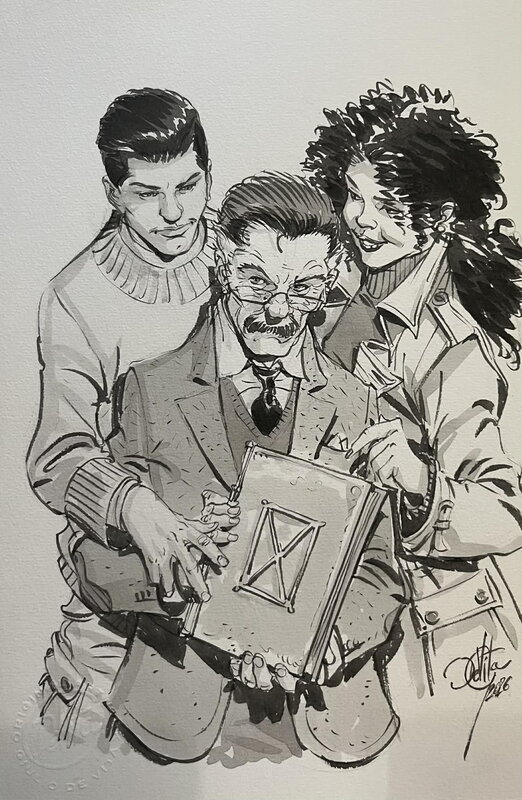 Giulio De Vita, Illustration pour le Décalogue - Illustration originale