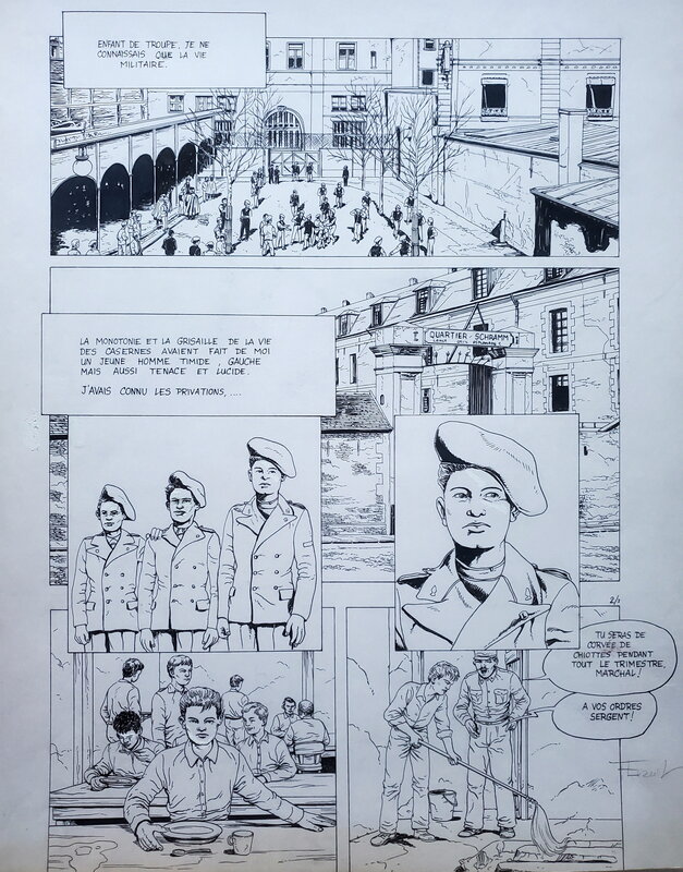 Ersel, UNE EPOPEE FRANCAISE   T1 INDOCHINE - Planche originale