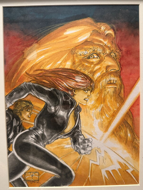 Juan Giménez, Couverture originale - Segmentos [Segments] - Couverture originale