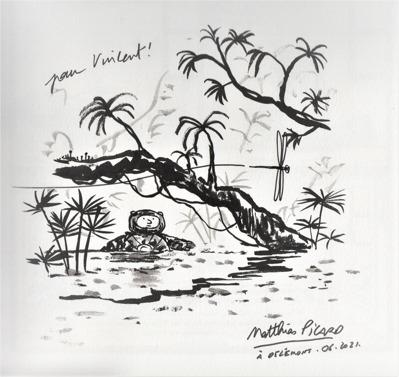 Jim Curious par Matthias Picard - Dédicace