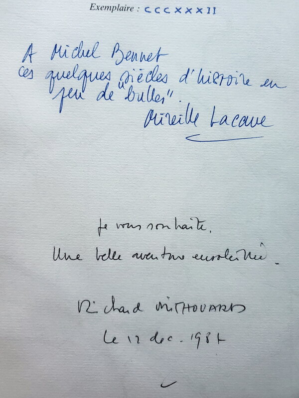 Richard Mithouard, Mireille Lacave, L'HISTOIRE DE MONTPELLIER - Dédicace