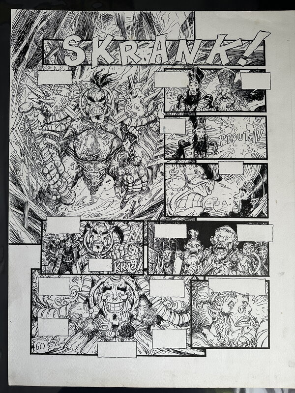 Ghorghor Bey P.62 par Olivier Ledroit - Planche originale