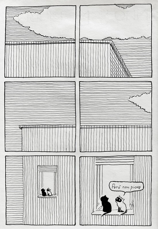 Giacomo Nanni, Chroniquettes - Le nuage, page 2/2 - Planche originale