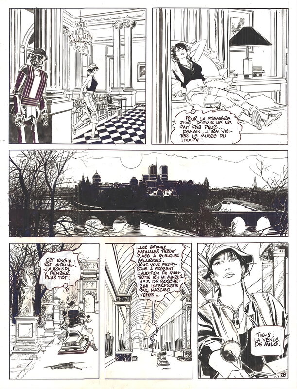 Paul Gillon , La Survivante - Comic Strip