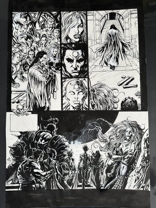 Pontet, Cyril - Chroniques de la Lune Noire T14 - La Fin des Temps - 2008 - Planche originale