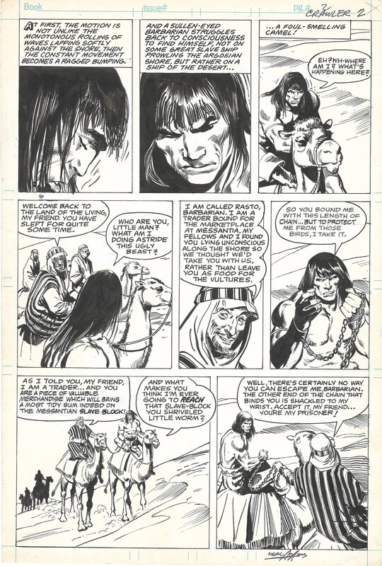 Neal Adams, Conan the Barbarian | The Crawler in the Mists | #PR-31 #116 | pg.2 - Planche originale