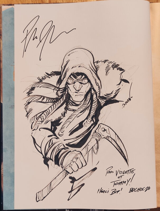 Paolo Deplano, Orcs et gobelins cul blanc - Dédicace