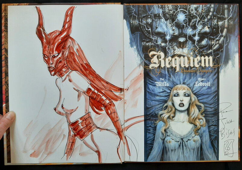 Olivier Ledroit, Requiem Chevalier Vampire - Dédicace