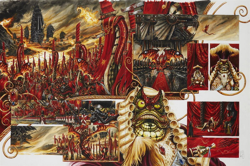 Olivier Ledroit, Requiem, Chevalier Vampire: Hellfire Club, planches 31-32 - Planche originale