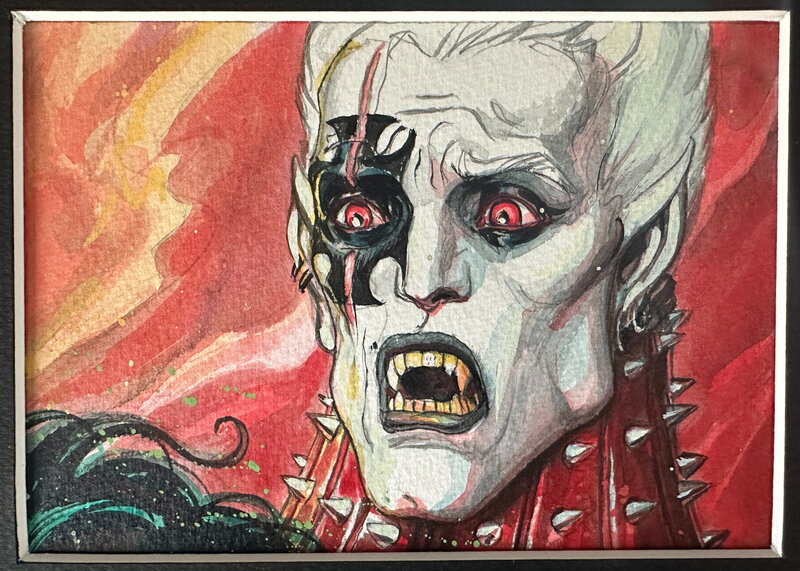 Olivier Ledroit, Requiem, Chevalier Vampire: la Chute de Dracula, P5 case 1 - Planche originale