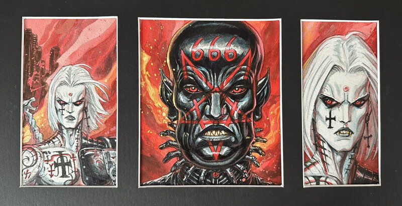 Olivier Ledroit, Requiem, Chevalier Vampire: la Chute de Dracula, P7 cases 4,5 et 6 - Comic Strip