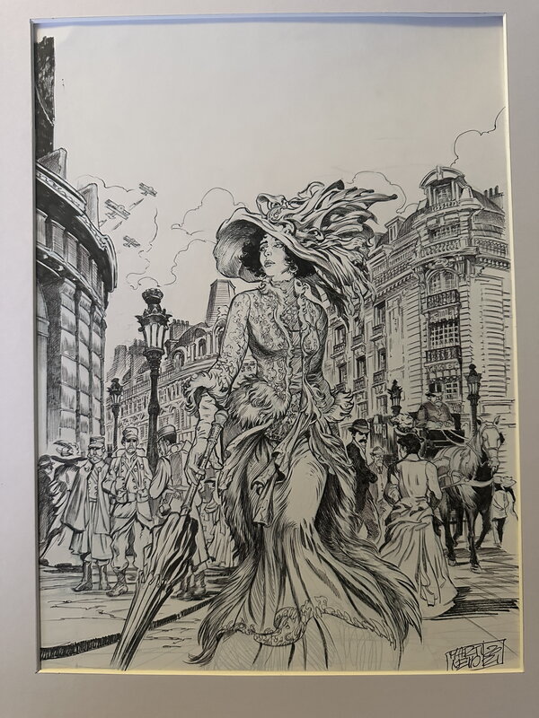 Paolo Martinello, Couverture de l'album Mata Hari - Couverture originale