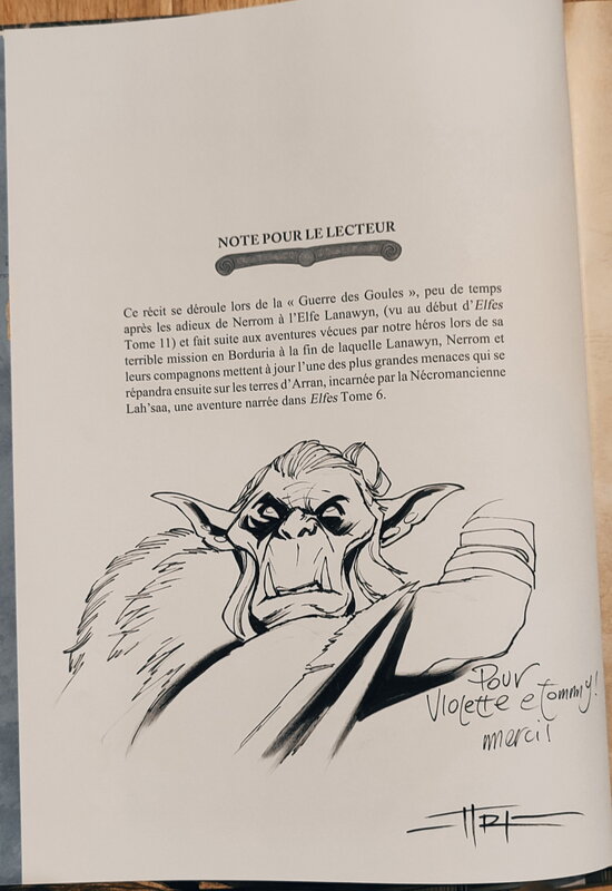 Marco Itri, Nerrom orcs et gobelins - Dédicace