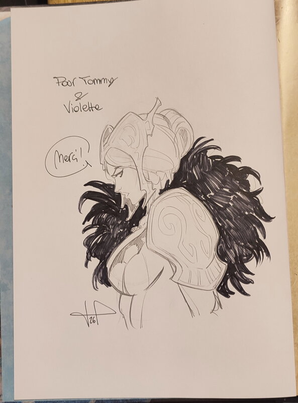 Livia Pastore, Reine guerre d'arran - Dédicace