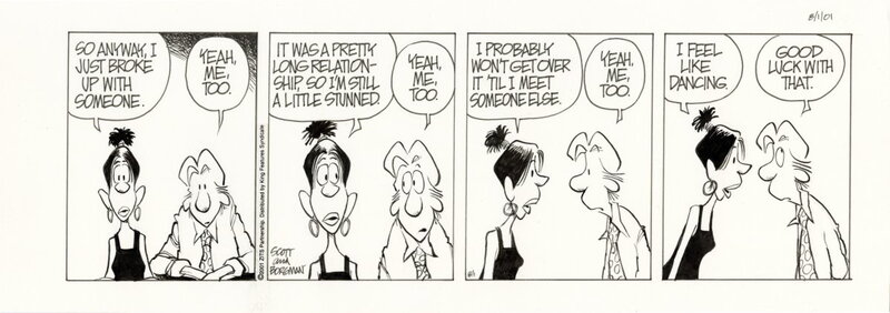 Jerry Scott, Jim Borgman, Zits daily, September 1, 2001 - Comic Strip