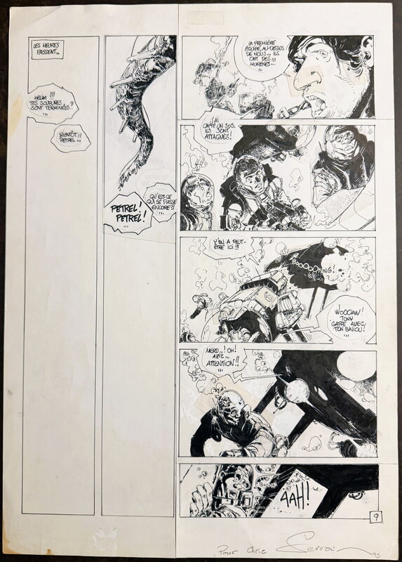 Stéphane Servain, Christophe Gibelin, Le Traque Mémoire - T2 - Planche 9 - Planche originale