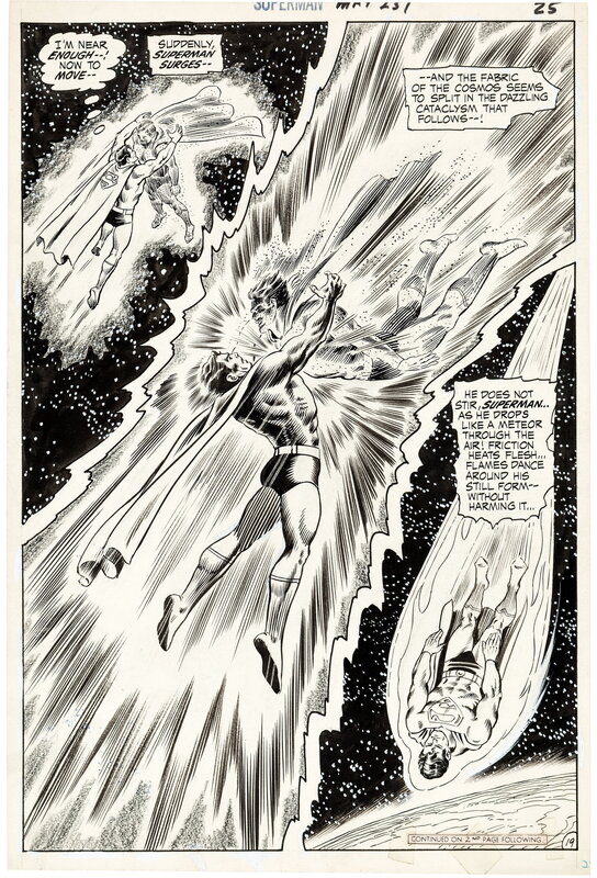 Superman 233 Splash par Curt Swan, Murphy Anderson - Planche originale