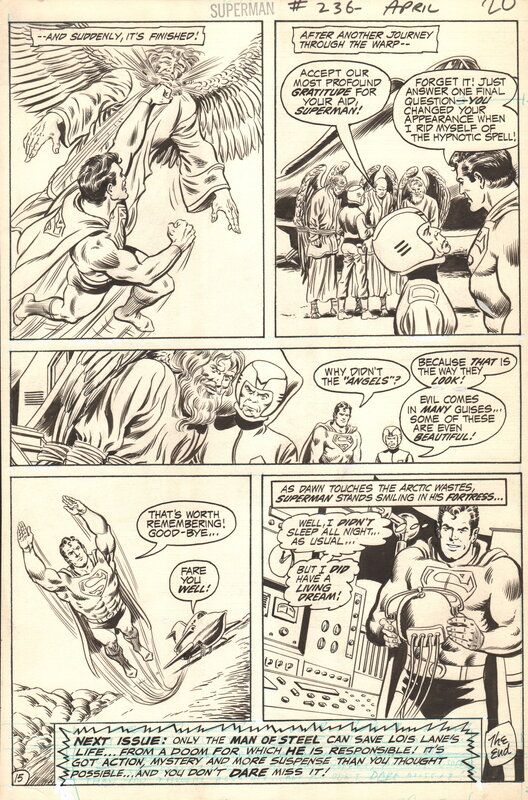 Superman 236 par Curt Swan, Murphy Anderson - Planche originale