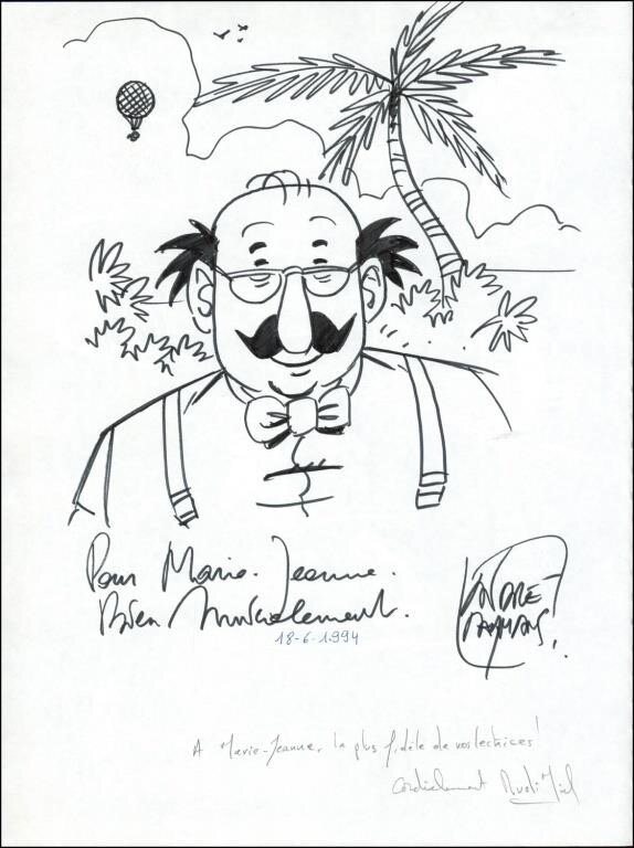 André Taymans, illustration originale, 