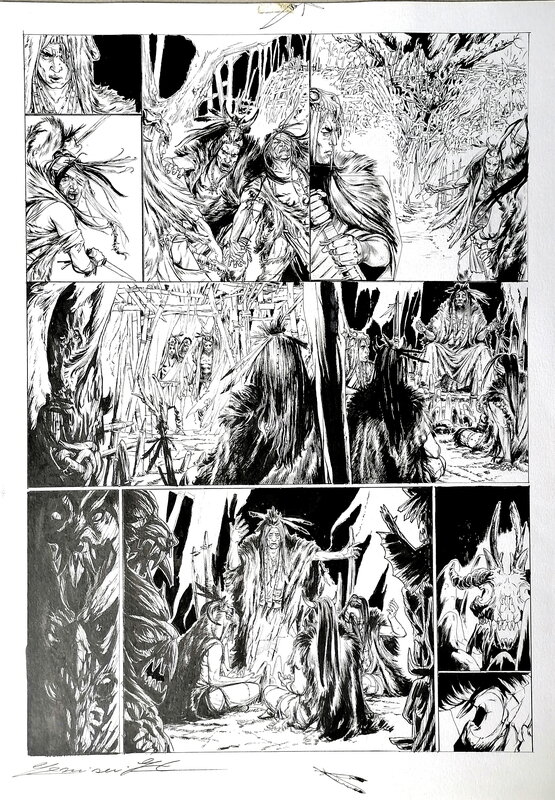 Bravesland par Federico Carlo Ferniani - Planche originale