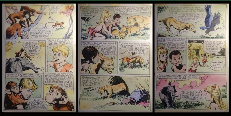 Ferdinando Tacconi, Yataca le fils du Soleil - Planche originale