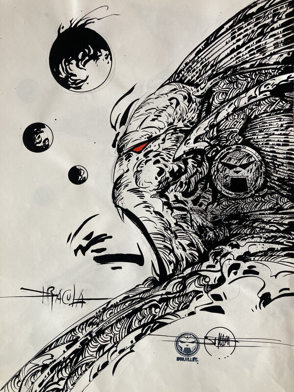 Dracula par Philippe Druillet - Illustration originale