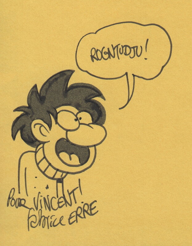 Fabrice Erre, La galerie des gaffes - Dédicace