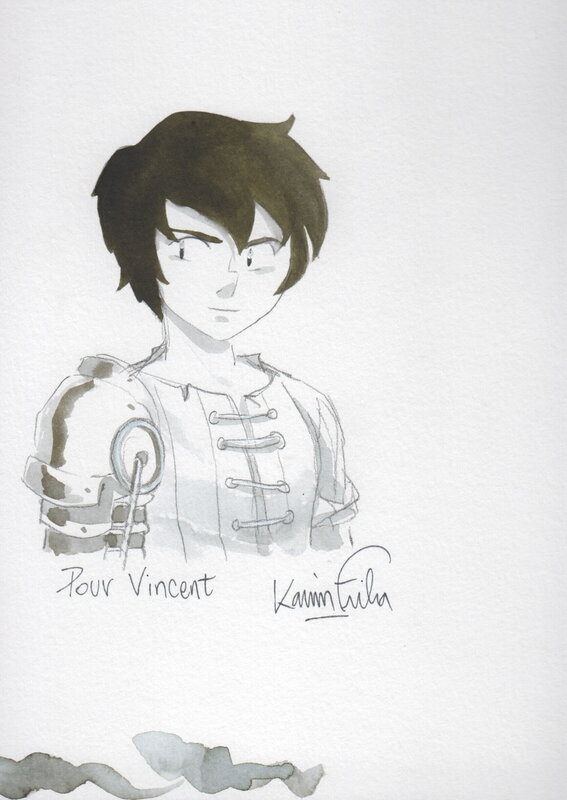 Karim Friha, La Flamme et l'Orage - Dédicace