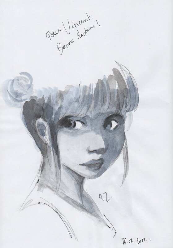 La dame blanche by Quentin Zuttion - Sketch