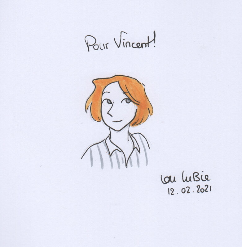 Lubie, La fille dans l'ecran - Dédicace