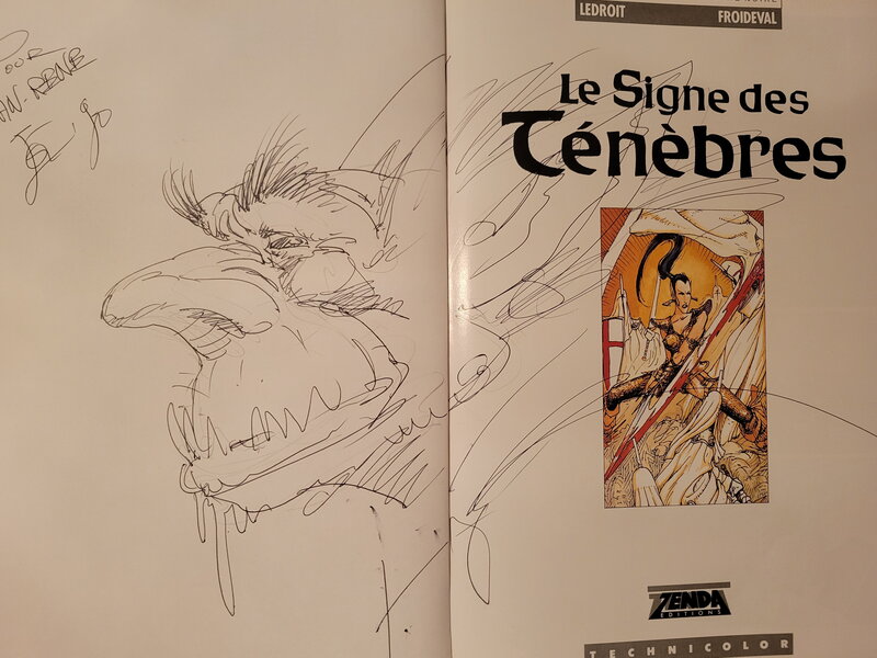 Olivier Ledroit, Chroniques de la lune noire - Dédicace