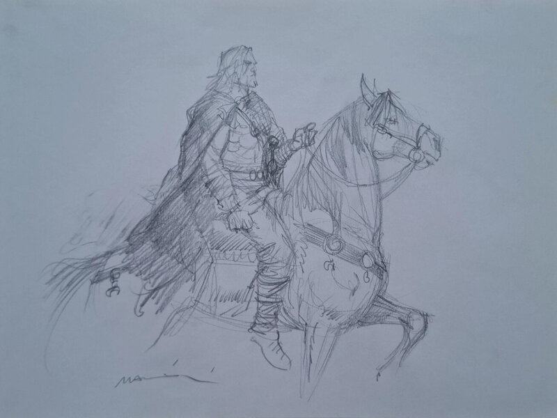 For sale - Enrico Marini, Les Aigles de Rome - Arminius - Original Illustration