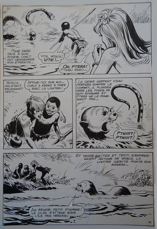 Ferdinando Tacconi, Yataca le fils du Soleil - Planche originale