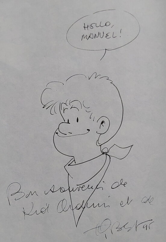 Tibet, Chick Bill : Casanova Kid - Dédicace