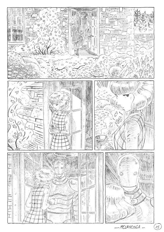 En vente - Cyril Bonin - Karl p.15 - Planche originale