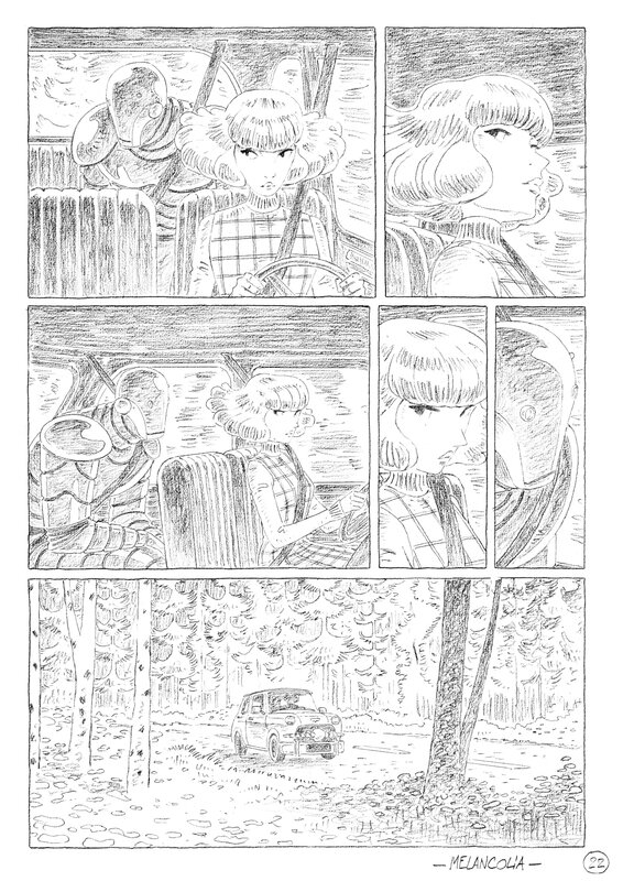 En vente - Cyril Bonin - Karl p.22 - Planche originale